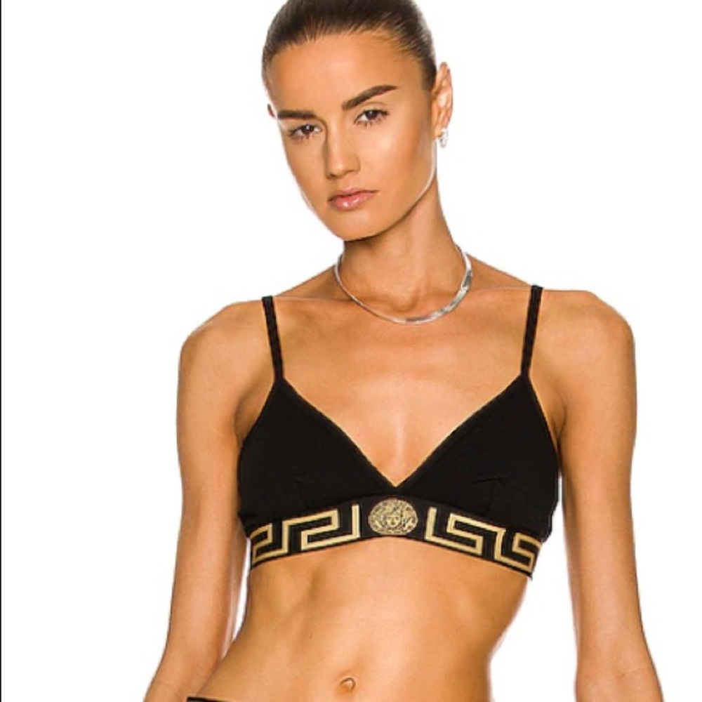 Versace triangle bra